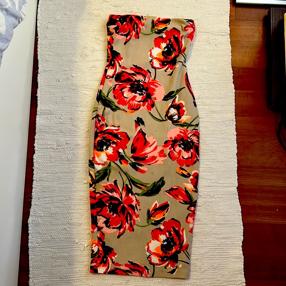 Va Va Voom Printed Bodycon Tube Dress